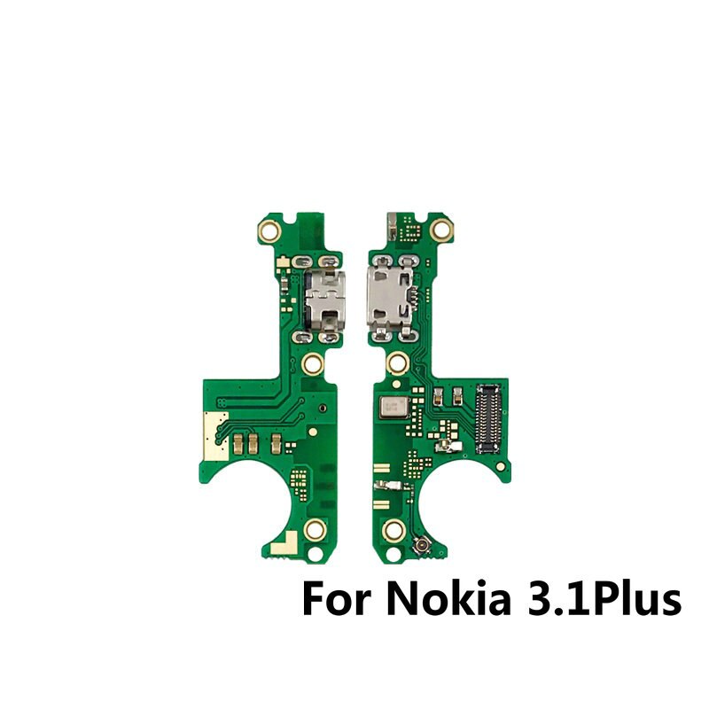 Carte de prise usb pour chargeur nokia 2 2.1 3 3.1 plus 5 5.1 6 6.1 7 7.1 plus 8, pièces de rechange pour module de port usb de charge: Pour nokia 3.1 plus