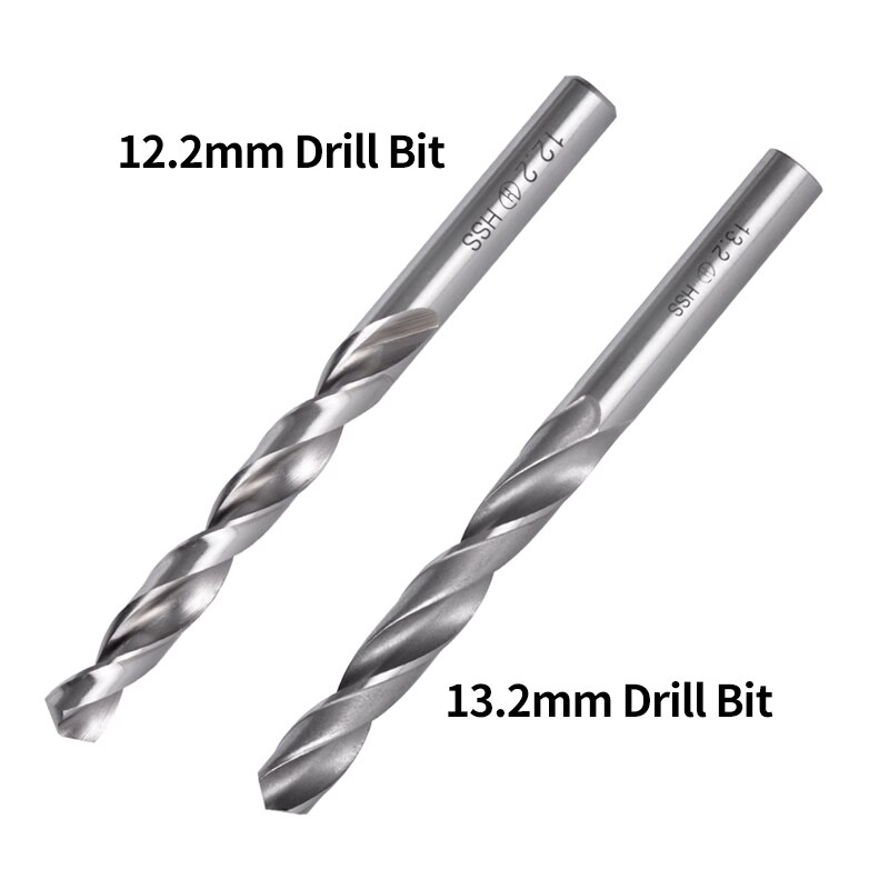 Churchill Fountain Pen Kit Chrome Plating Diy Accessories for Woodturning Pen Kits for Woodworking: 2 pcs Drill Bit