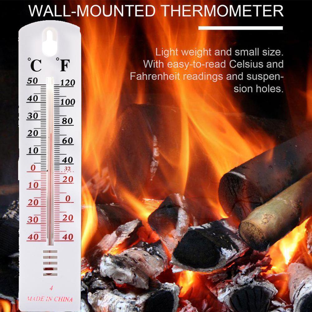 1Pcs Plastic Externe Standaard Temperatuurmeter Huishouden Thuis Muur Gemonteerde Thermometer Kerosine Indoor Thermometer Outdoo U9r4