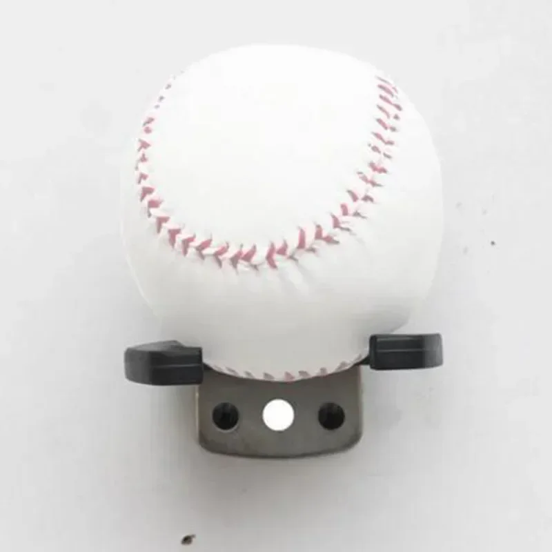 1 Set Black Baseball Bat Display Hanger Holder Wall Mount Rack Stand With Mounting Screws For ​Vertical Tennis Universal Rack