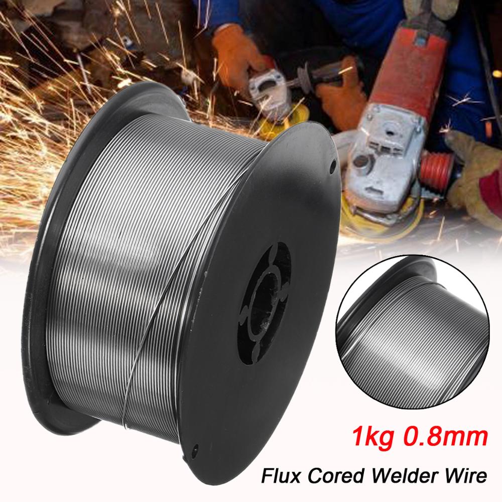 Flux Core Draad 0.8Mm 1Kg Roll Zelf Afgeschermde Lasdraad Mig Lassen Gas En Geen Gas Lassen Machine lasdraad
