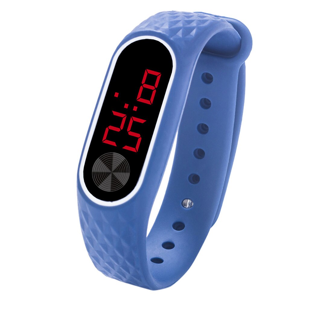 Digitale Led Sport Horloge Unisex Siliconen Band Horloges Mannen Vrouwen Vrouwelijke Armband Horloge Uur Relogio Masculino #/20: B