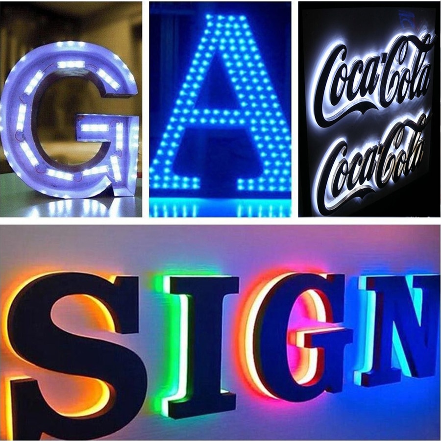 10 stks/partij COB-9lED leds module injectie led module 12V met lens 120 graden LED Waterdichte winkel banner voor Reclame