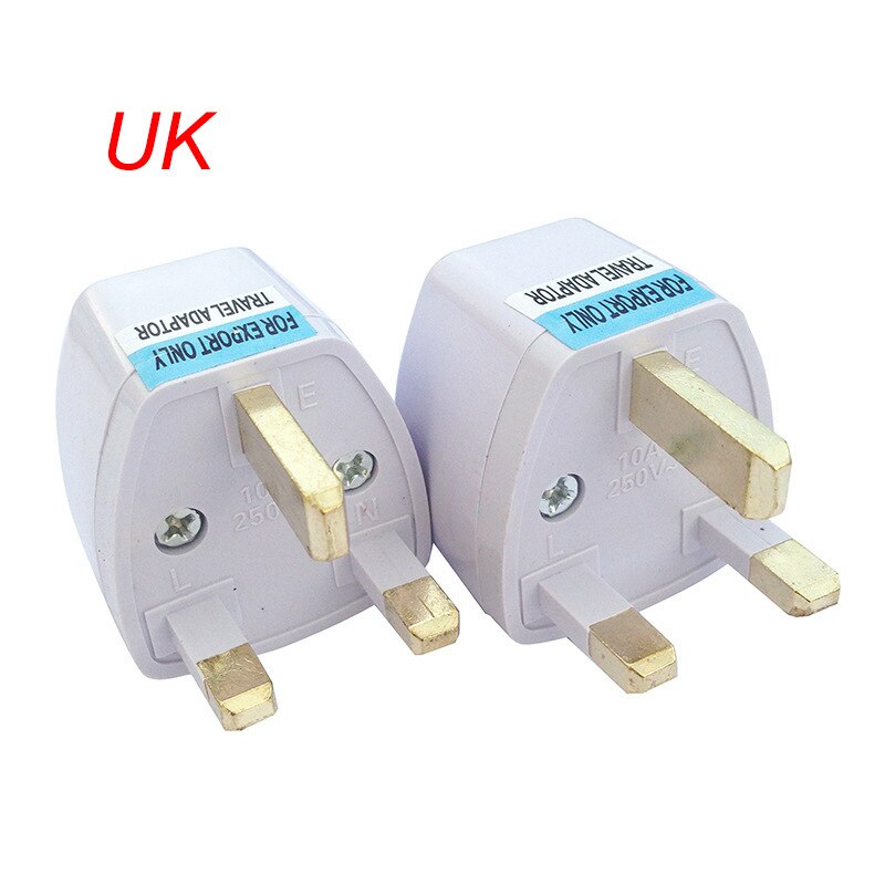 Enchufe de conversión estándar británico, adaptador estándar americano, adaptador estándar europeo