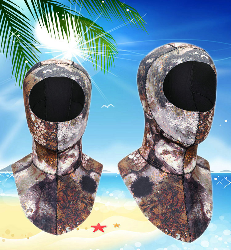 3mm Neopreen Duikkap Met Schouder Snorkeluitrusting Hoed Cap Winter Zwemmen Warm Wetsuit Onderwatervissers Zwemmen Duiken Cap