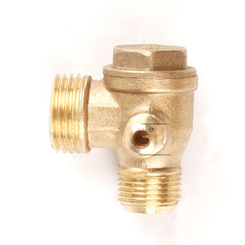 Brass Check Valve Air Compressor Parts Brass Check Valve Connector Tool Workshop Equipment Connector Tool