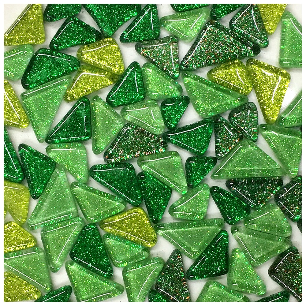 70pz tessere di mosaico in vetro multicolore piastrelle di mosaico in ceramica con paillettes materiale per artigianato fai-da-te: 8