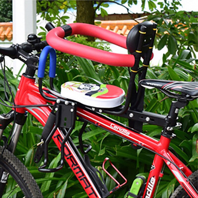 Vélo électrique remorque enfant vélo chaise Babys enfants sécurité libération selle siège avec accoudoir garde barre pédale vélo siège