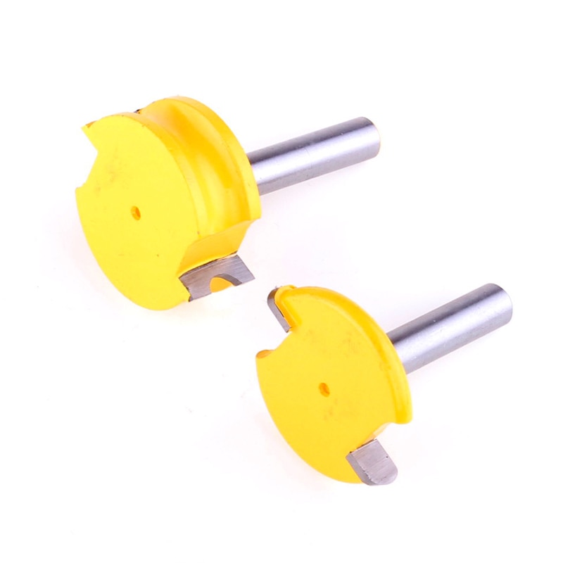 2 st 8mm Shank 1/4 "Dia. Kano Fluit en Bead Kano Joint Router Bit cutter houtbewerking bits hout frees