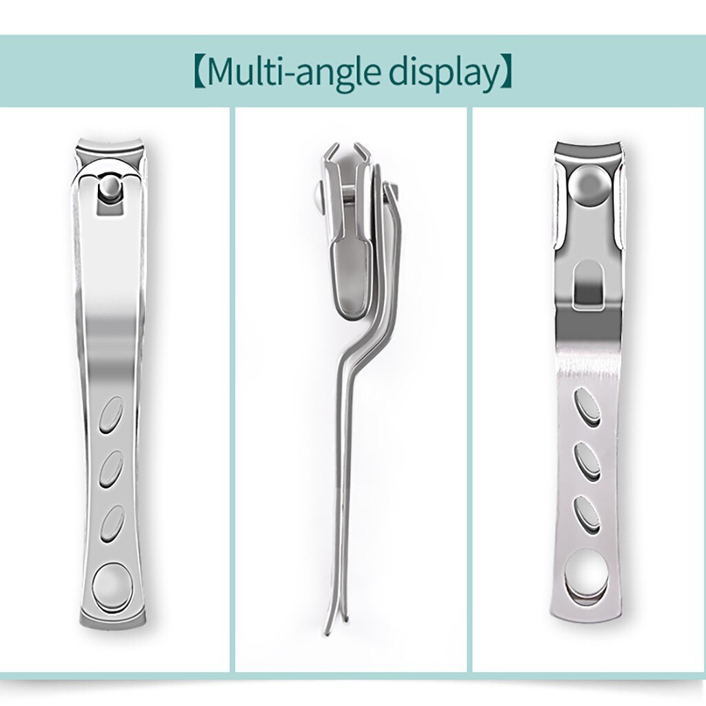 Multi-functional Stainless Steel Nail Clippers 360 Degree Rotating Nail Cutting Nail Clippers Toe Nail Clipper Nail Tool
