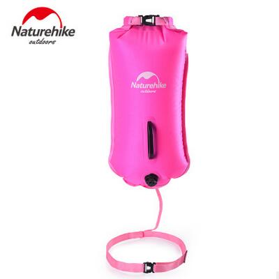 Naturehike strandzwemmen droge tas waterdichte opblaasbare drijfzak reddingsboei pvc boei voorkomt verdrinking rafting tassen  nh17 s 001- g: Rozenrood