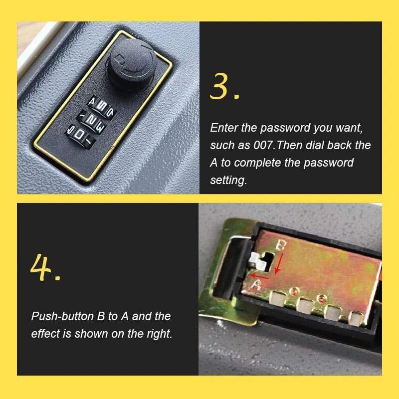 Secret Book Safe Box Simulation Book Storage Box with Lock Bedroom Home Use @M23