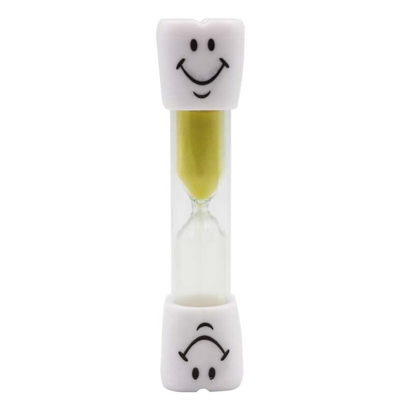 7pcs Dental Teeth Shape Sand Hourglass Toothbrush Timer Smiley Sand Clock 3 Minutes Kids Tooth Brush Timer Dental Clinic