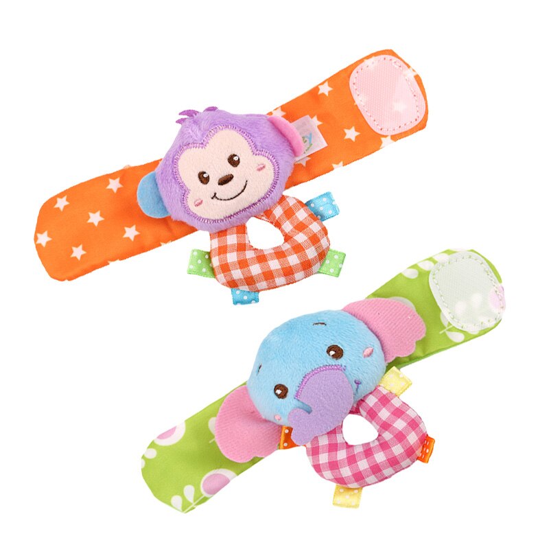 Baby Rammelaars Baby Speelgoed 0-12 Maanden Voor Pasgeborenen Baby Kids Kinderen Zachte Leeuw Uil Sokken Rammelaar Speelgoed Pols rammelaar Educatief Speelgoed
