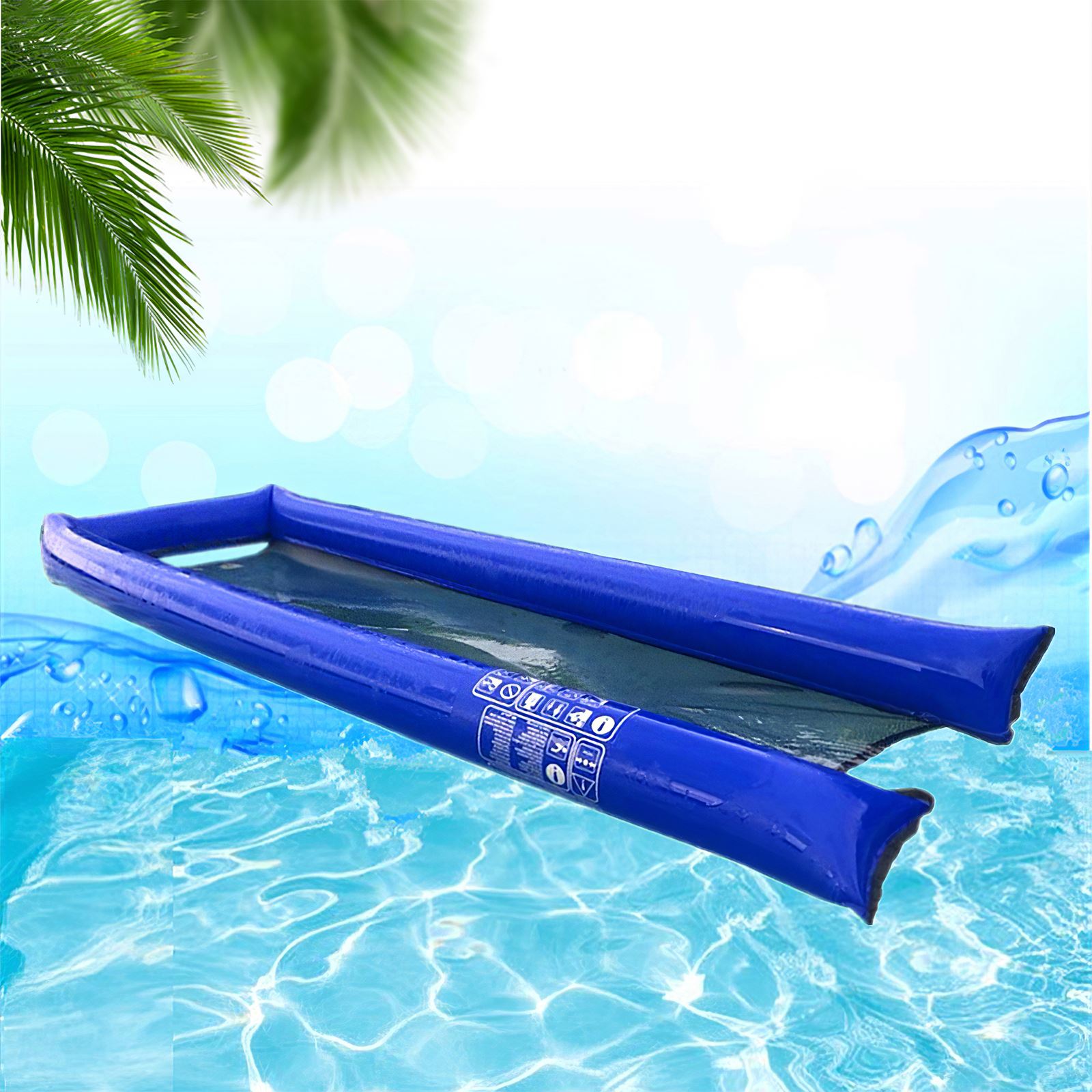Inflatable Floating Lounge Float Water Outdoor Portable Hammock Swimming Pool Bed Floating Bed Sofa Light Weight Water Mattress