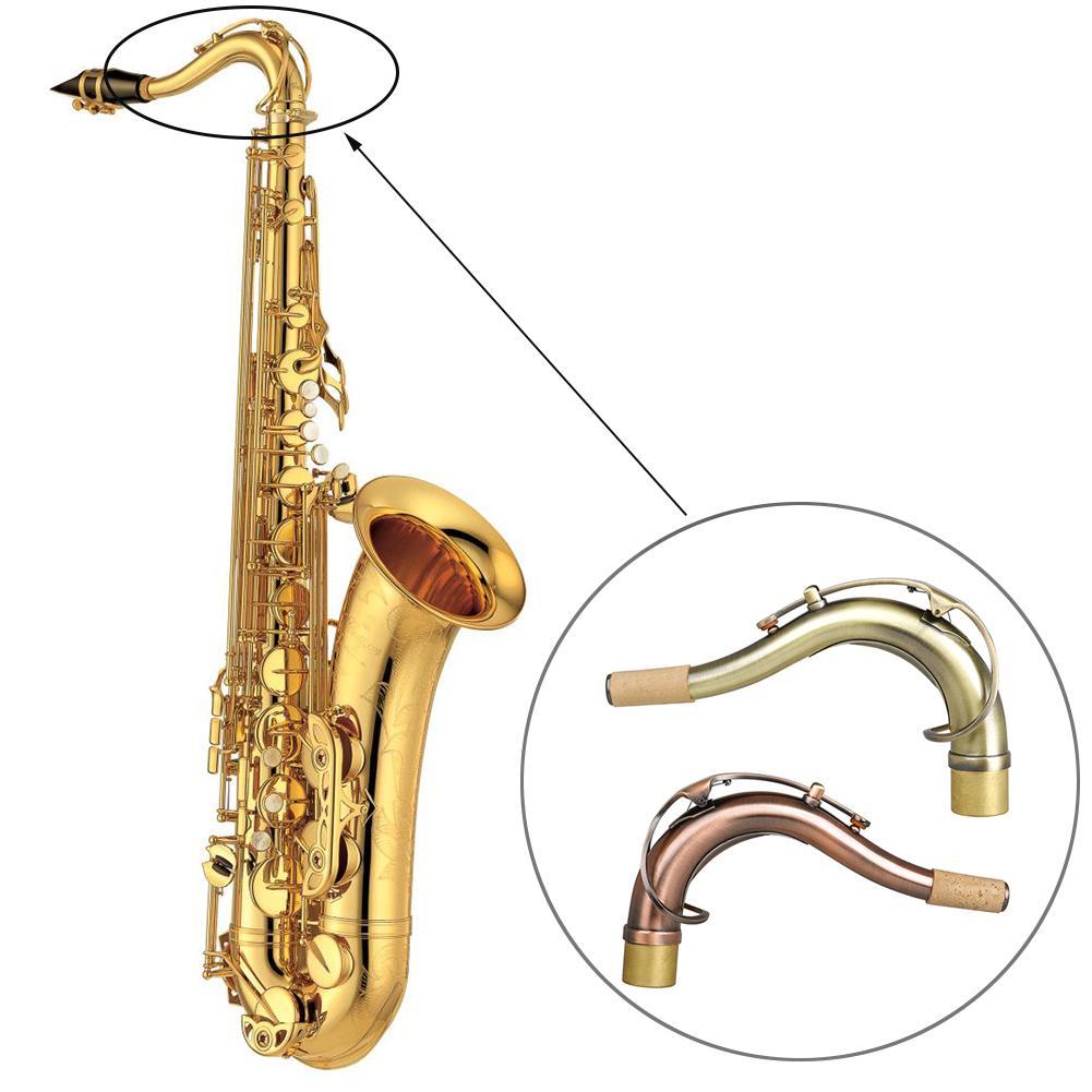 27mm ottone antico sassofono tenore piega collo Sax strumenti a fiato parti accessori per sassofono