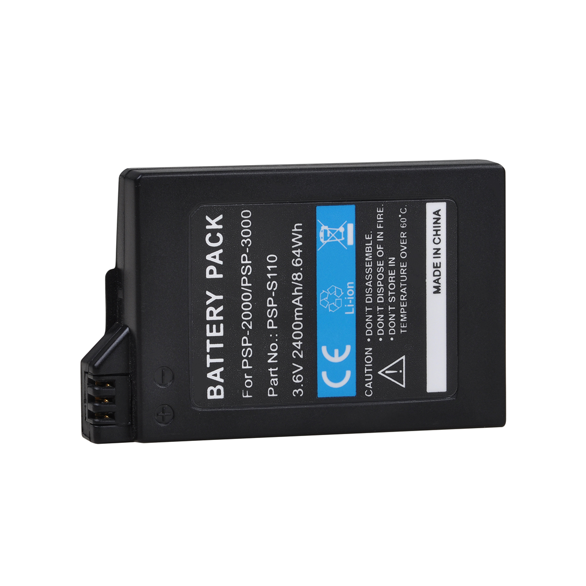 Batteria 2400mAh PSP-2000 PSP-3000 per Sony PSP2000 PSP2001 PSP2002 PSP2003 PSP2004 PSP2005 PSP2007 PSP2008 PSP3000