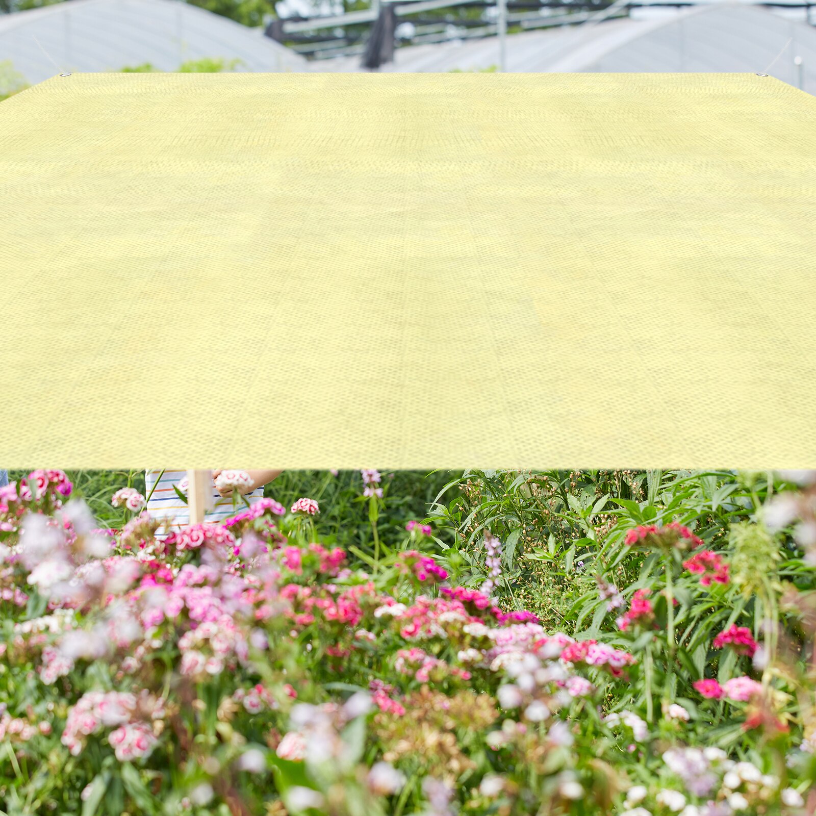 Osłony szklarniowe, rośliny ochronne kwiaty na zewnątrz zapewniający cień tkaniny ekranowe siatka siatkowa na rośliny ogrodowe patio kwiaty trawnika
