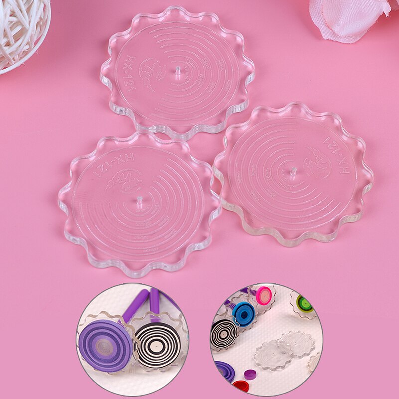 2 Quilling Kämme Pink - Papier Bastelwerkzeug Für Blumen & Muster