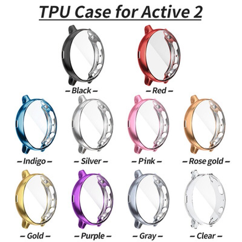 Beschermhoes Voor Samsung Galaxy Horloge Actieve 2 44Mm/40Mm Bumper Protector Hd Volledige Dekking Screen Bescherming case