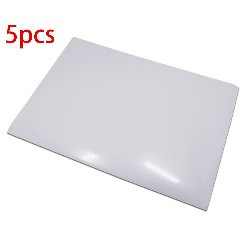 A4 Label Paper Self Adhesive Sticker For Printer Address Labels Waterproof 5 sheets/pack: Gloss