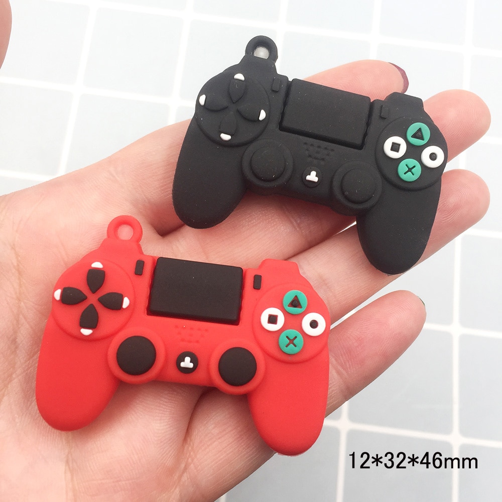 2 Stuks Miniatuur Game Controller Met Haak Flat Terug Cabochon Diy Oorbel Keychan Accessoires Versiering Sieraden Maken