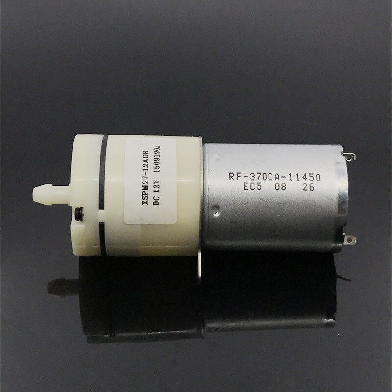 XSPM27-12ADH DC 6V 9V 12V Small Mini Air Pump Micro RF-370CA Motor 4.8mmshatf Oxygen Pump DIY Aquarium Water Fish Tank 70KPa