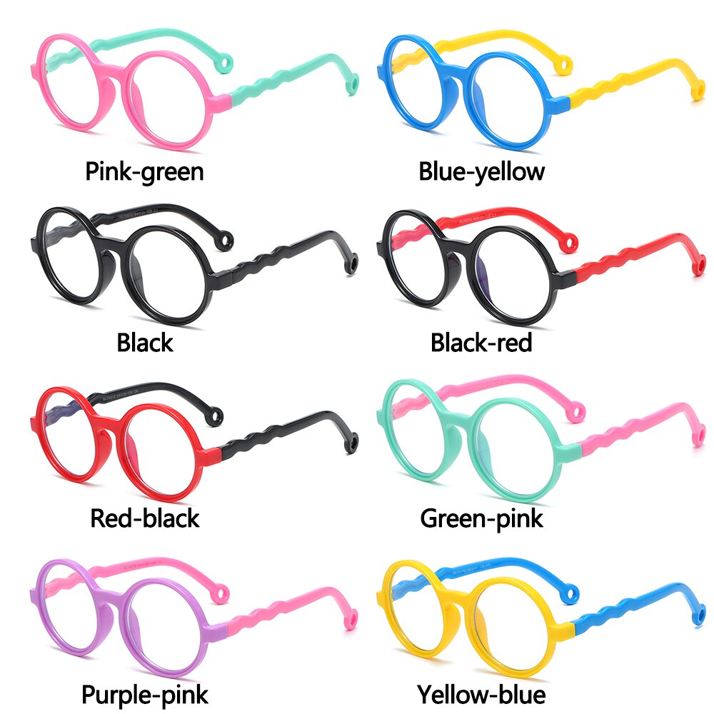 GJX 2026 New Kids Blue Light Blocking Glasses 3 Pack Kids Computer ...