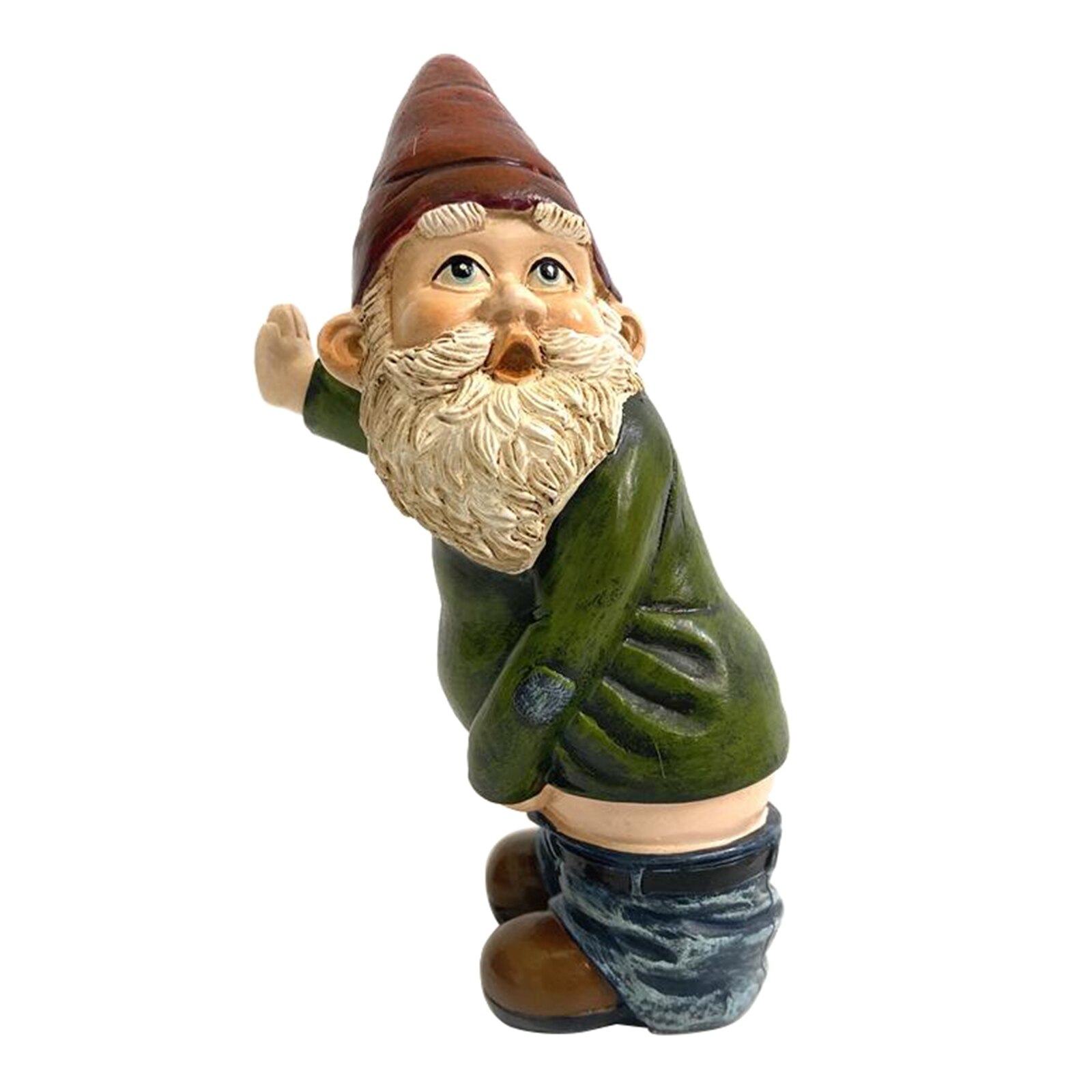 Garden Gnome Ornaments Novelty Outdoor Lawn Gnome Figurine Statues Christmas DIY