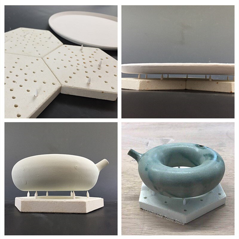 Ceramic Refractory Pad Support Nail Kiln Tools High Temperature Resistant Material Pottery Tools Clay Small Object Firing Tool