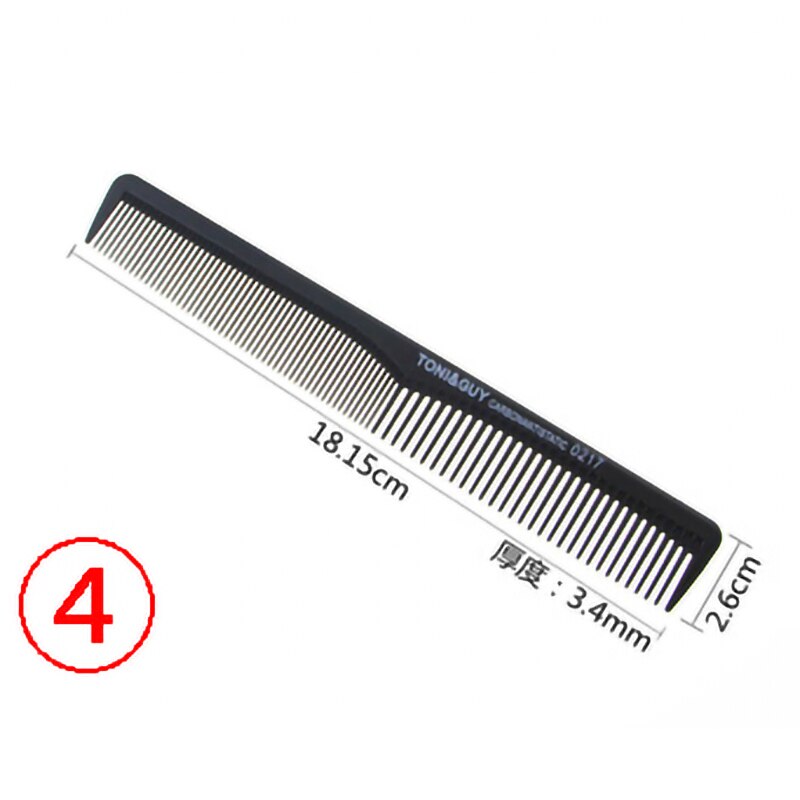 Peine antiestático para peluquería, peines de pelo liso, cepillos de peluquería, herramientas de estilismo, accesorios de peluquero: Type 4