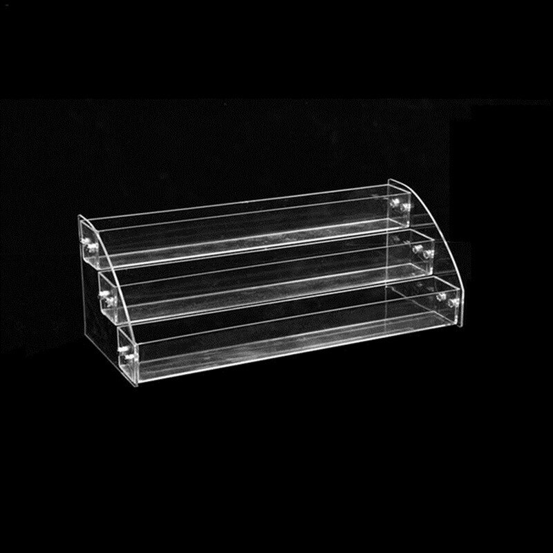 Acrylic Nail Polish Display Organizer Manicure Cosmetics Jewelry Display Stand Holder Clear Makeup Box WJ604: 3LAYERS
