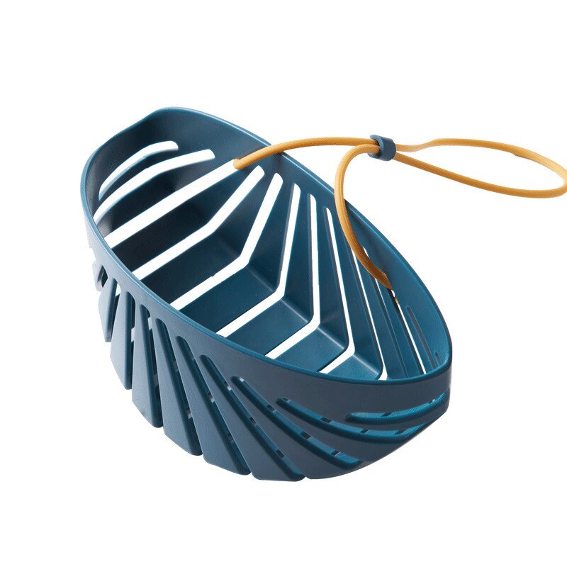 Fast Drain Sponge Holder For Kitchen Sink Scouring Sponge Pad Stand Basket Durable Sponge Storage Shell Kitchen Organizers Tools: 01