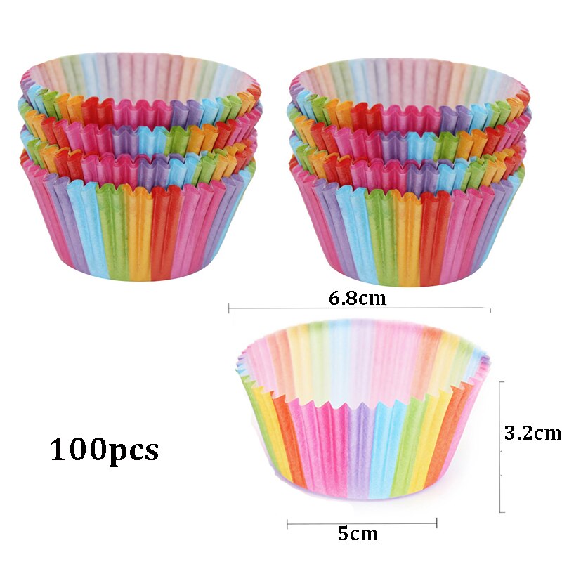 6/12 Holes Square Cupcake Pan Muffin Tray Cupcake Mold Muffin Pan Carbon Steel Baking Pan Non Stick Bakeware Biscuit Pan ZXH: 100 Rainbow Cup