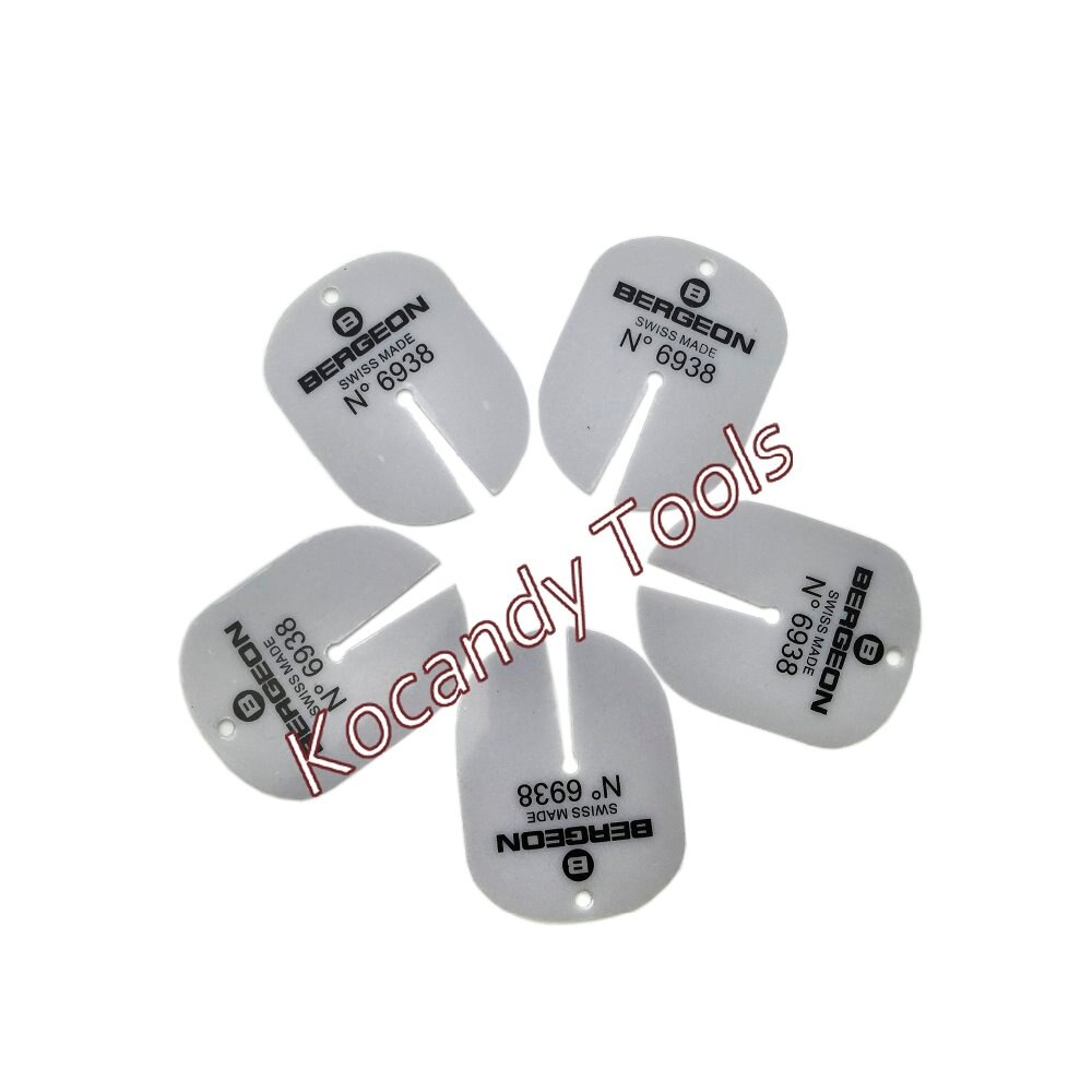 5 PCS BERGEON 6938 DIAL PROTECTOR SHIM HORLOGE HANDEN REMOVER SHIM VOOR HORLOGE DAIL KUSSEN HORLOGE REPARATIE TOOLS