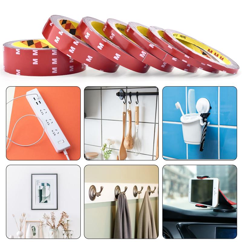 300 CM Extra Sterke Dubbelzijdige Tape Lijm Auto Speciale Afscheuren Zonder Sporen Hoge Viscositeit Montage Bevestiging Kleverige