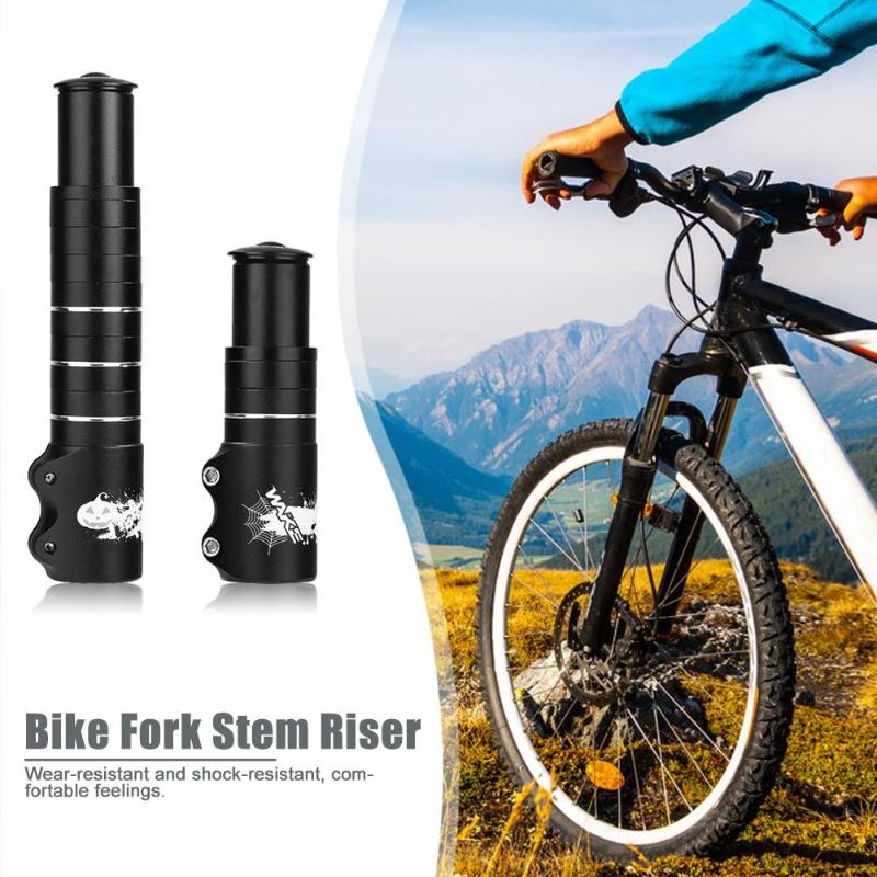 Aluminium Mtb Vork Stem Extender Fietsen Stuur Riser Adapter Bike Vorkbuis Riser Fiets Accessoires