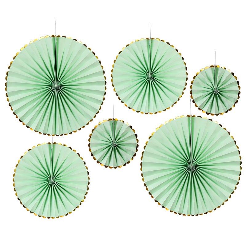 St. Patrick Party Decorations Party Backdrop Curtains St. Patrick's Day Decorations For Home Backdrop Decor Set: paper fan B