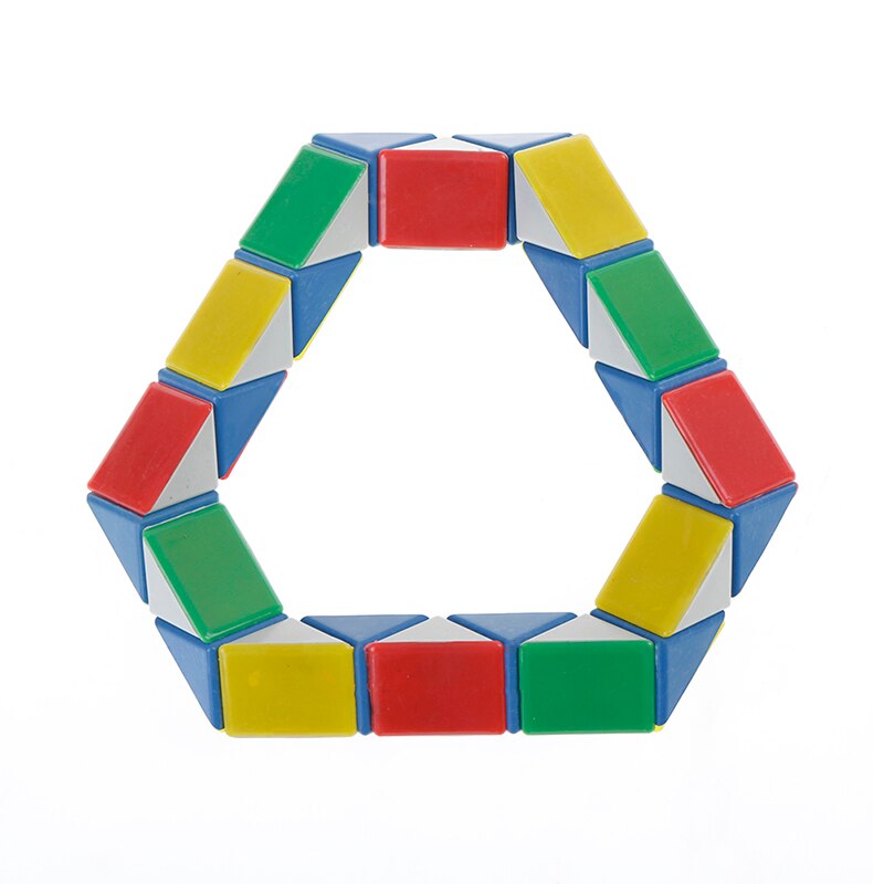 Puslespil 3d seje slange magi sort twist twist børn spil transformerbare plast puslespil baby uddannelseslegetøj
