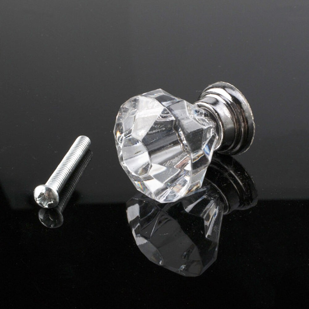 10x cristal armario de cajones perillas manijas de puerta