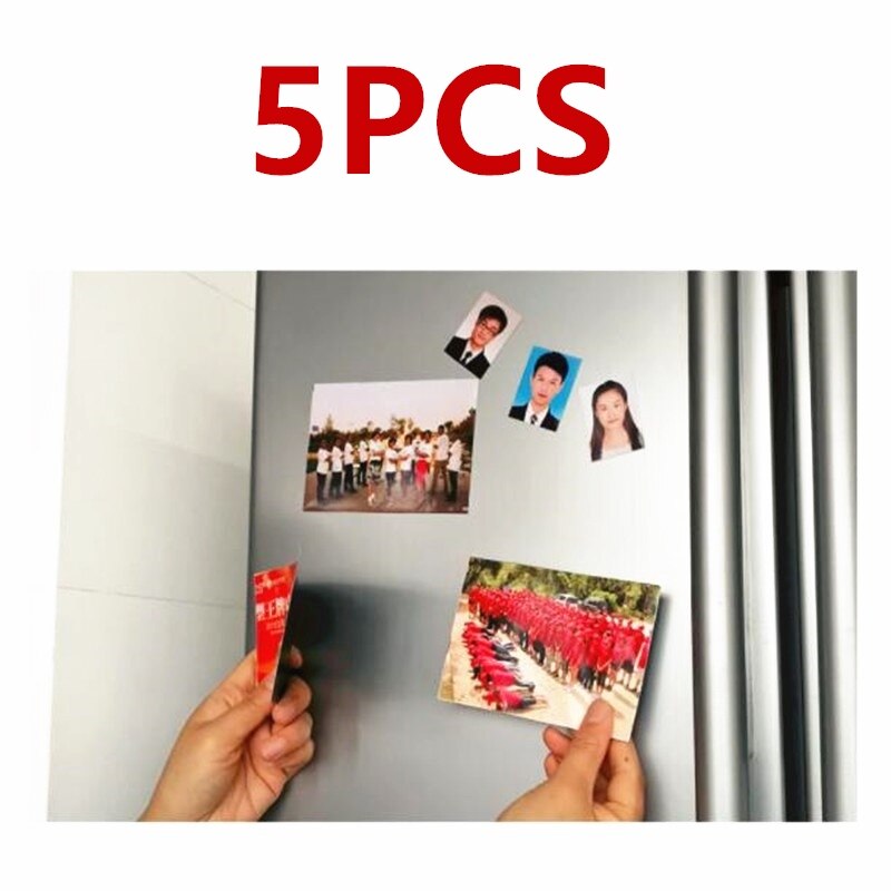 Parti  a5 magnetiskt bläckstråleutskriftsark fotopapper mate finish kylskåp magnetisk arktjocklek foto/bil/annons gummimagnet