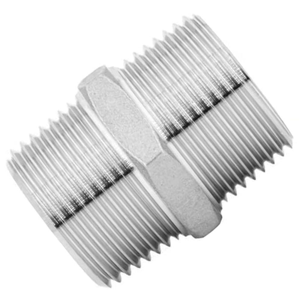 Doucheslang Verleng doucheconnector voor extra lange slang Roestvrijstalen doucheverlenger / universele 1/2 "BSP mannelijk naar mannelijk adapter