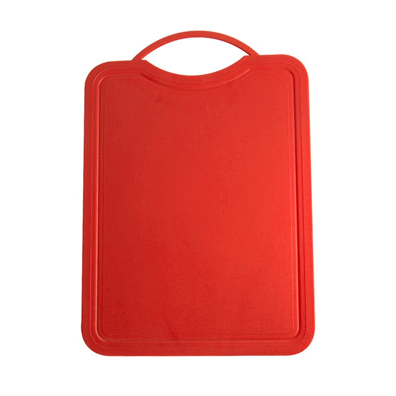 Keuken Snijplank Pp Plastic Snijplank Keuken Accessoires Non-Slip Cut Fruit Board Keuken Snijplank: Bright red