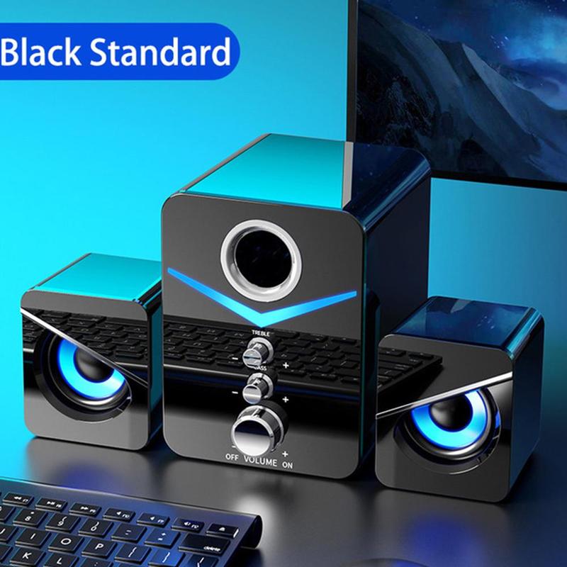 AUX Wired Bluetooth Speaker Combination Computer Speakers Theater For Laptop Box Music Player Home Sound PC Subwoofer Syste W1M6