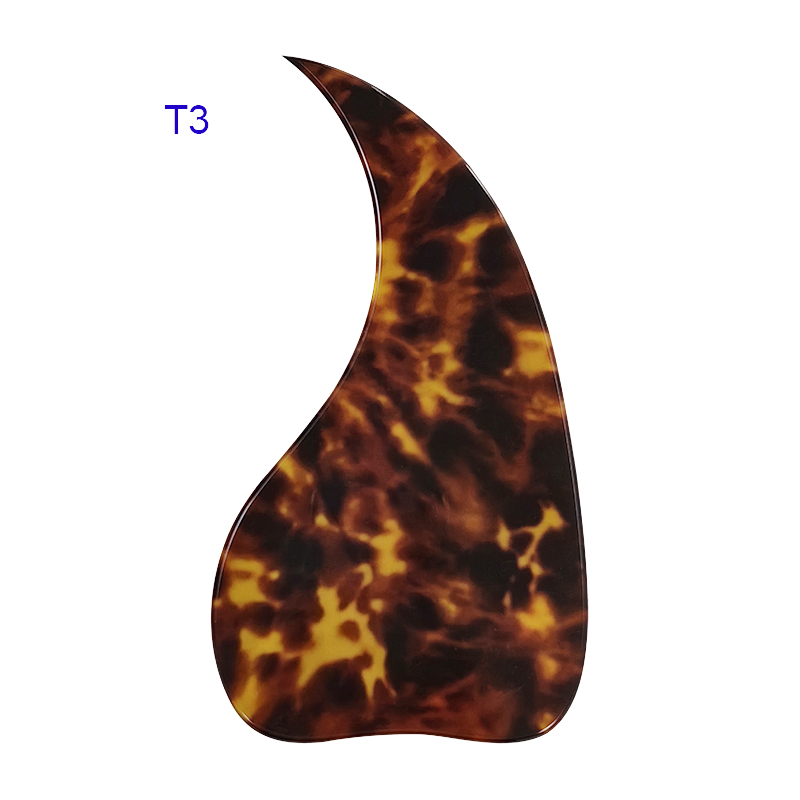 Pleroo Custom Guitar Parts - Great For US Gib J45 Acoustic Guitar Pickguard And Smooth Chamfering: Light Grey