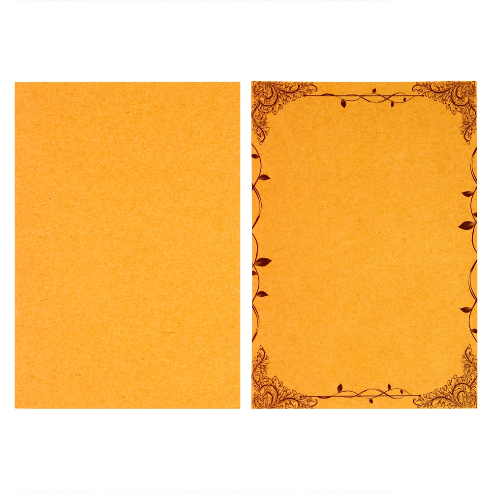 8 Stks/pak Vintage Schrijven Papier Bloem En Blad Kraft Brief Papier Europa Stijl Papel Carta Schrijven Papier Briefpapier