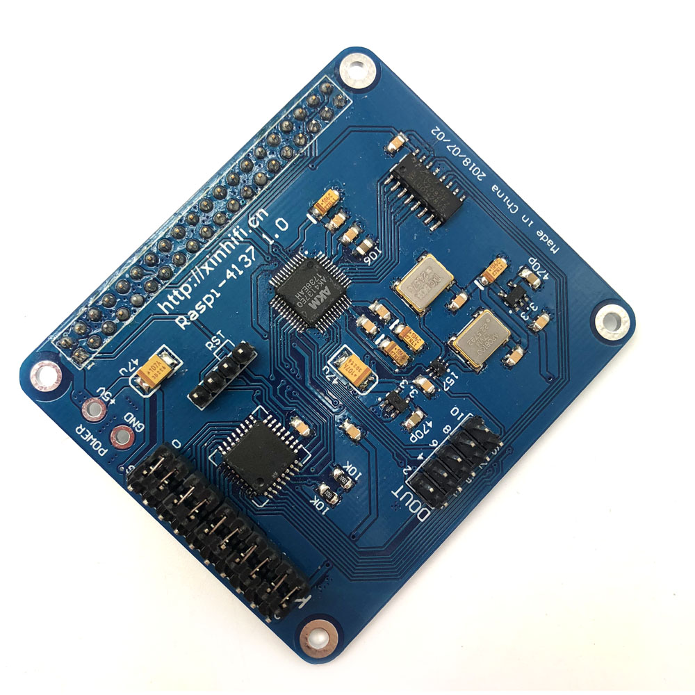 Lusya Raspi-4137 Raspberry Pi Digital Broadcasting Network Player Supports 32bit 384K DSD256 F5-011