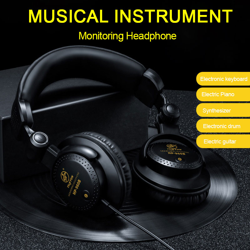 960B Monitorhoofdtelefoon Bedraad Live Studio-hoofdband H 960B Professionele headset met ruisonderdrukking voor muzikant
