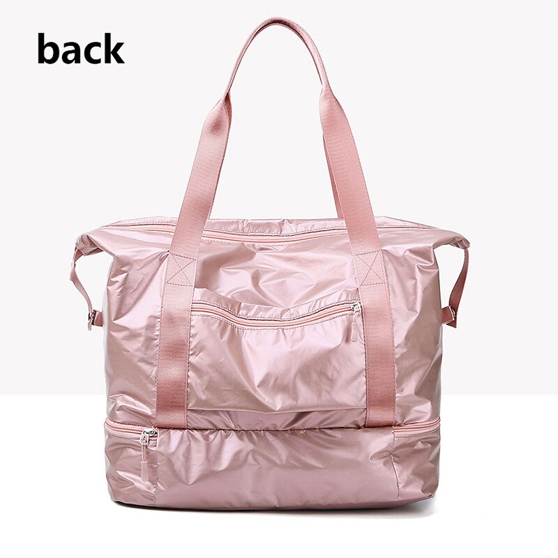 Sacos de ginásio para mulheres com compartimento de sapato esporte ginásio saco com bolso molhado novo femal yoga duffel sacos de viagem ao ar livre sacos de bagagem