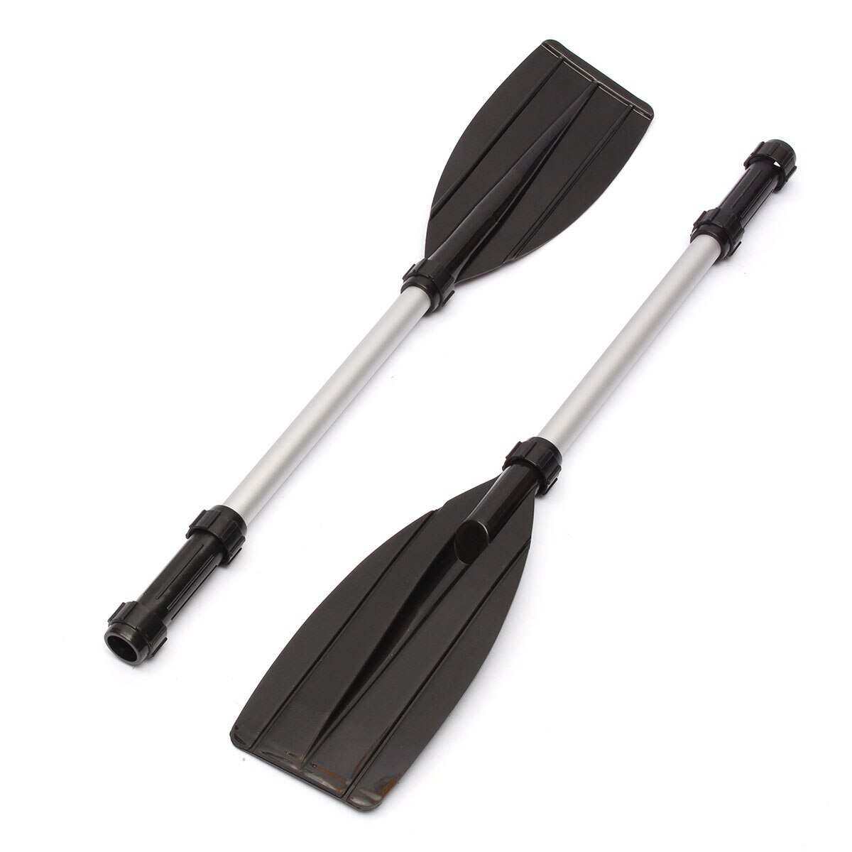 2 Pcs Aluminum Alloy Detachable Assemble Float Afloat Oars Fitting Boat Rafting Paddle Canoe Oar Boating Accessories 201 cm